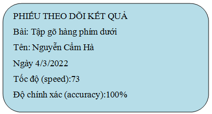 Tin học lớp 3 Bài 3: Em tập hàng phím cơ sở trên và dưới trang 29, 30 | Cánh diều