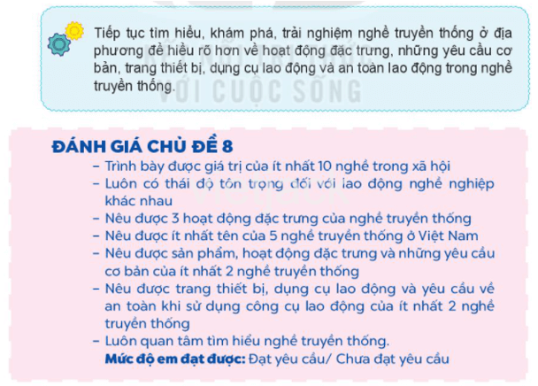 Bài 3: Trải nghiệm nghề truyền thống