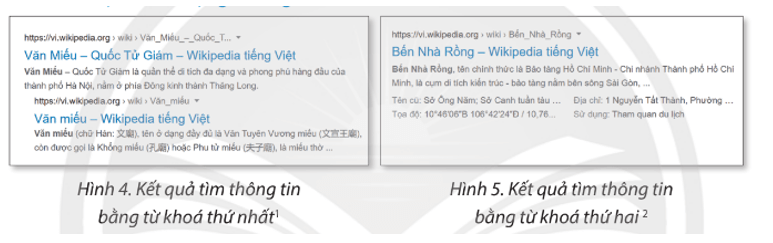 Tin học lớp 4 Chân trời sáng tạo Bài 4: Tìm kiếm thông tin trên internet