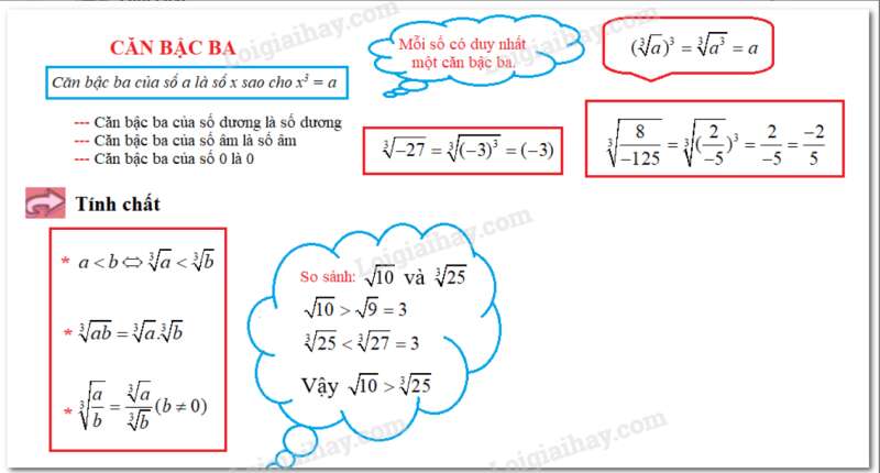 Giải Toán 9 Bài 9: Căn bậc ba (ảnh 1)