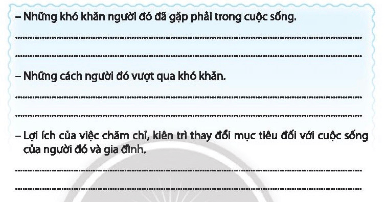 Lập dàn bài thuyết trình về một tấm gương vượt khó thành công