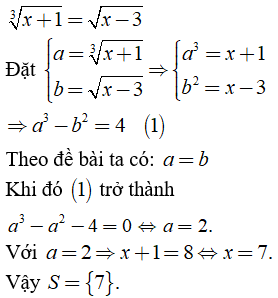 Bài tập: Căn bậc ba