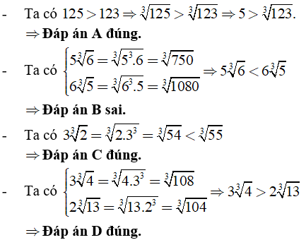 Bài tập Căn bậc ba - Bài tập Toán lớp 9 chọn lọc có đáp án, lời giải chi tiết