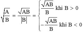 Trắc nghiệm Biến đổi đơn giản biểu thức chứa căn thức bậc hai có đáp án