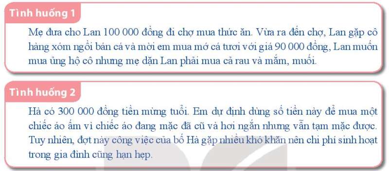 HĐTN lớp 7 Bài 3: Quản lí chi tiêu | HĐTN lớp 7 Kết nối tri thức (ảnh 2)