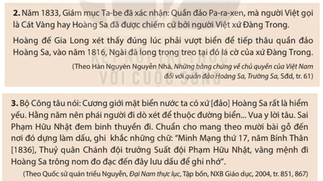 Khai thác tư liệu 2, 3, hãy nêu những đóng góp của vua Gia Long 