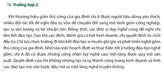 Em hãy chỉ ra mối quan hệ giữa ý tưởng kinh doanh và cơ hội kinh doanh