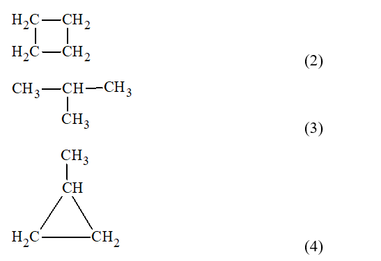 Sự kết hợp của bốn nguyên tử carbon với nhau có thể hình thành các loại mạch carbon