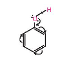 Quan sát công thức cấu tạo của phenol, cho biết các vị trí giàu mật độ electron trong vòng benzene