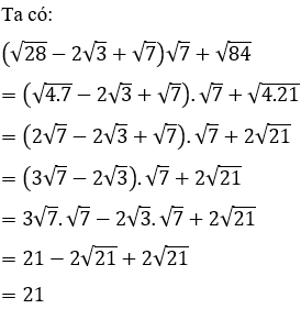 Bài tập trắc nghiệm Chương 1 Đại Số 9 có đáp án