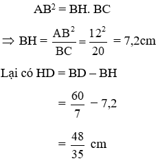 20 Bài tập trắc nghiệm Chương 1 Hình học 9 có đáp án