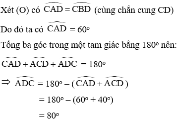 20 Bài tập trắc nghiệm Chương 3 Hình học 9 có đáp án