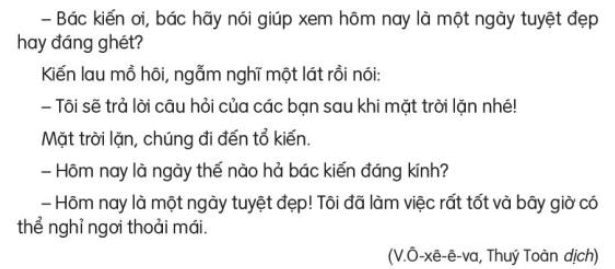 Đọc: Ngày như thế nào là đẹp? trang 63, 64 Tiếng Việt lớp 3 Tập 2 | Kết nối tri thức