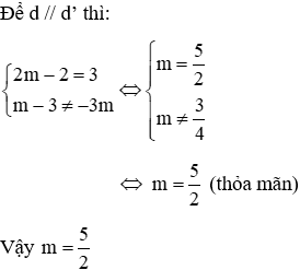 Trắc nghiệm Đường thẳng song song và đường thẳng cắt nhau có đáp án