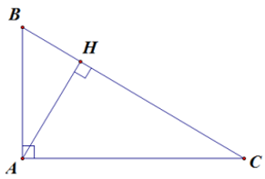 Lý thuyết Một số hệ thức về cạnh và đường cao trong tam giác vuông chi tiết – Toán lớp 9 (ảnh 1)