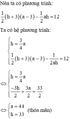 Trắc nghiệm Giải bài toán bằng cách lập hệ phương trình có đáp án (phần 2)