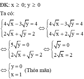 Trắc nghiệm Giải hệ phương trình bằng phương pháp cộng đại số có đáp án