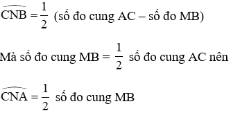 Trắc nghiệm Góc có đỉnh ở bên trong đường tròn. Góc có ngoài ở bên trong đường tròn có đáp án