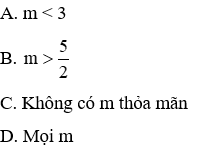 Trắc nghiệm Hàm số bậc nhất có đáp án