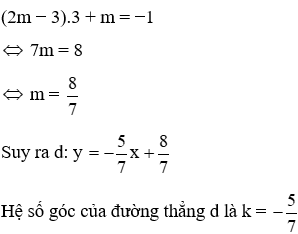 Trắc nghiệm Hệ số góc của đường thẳng y = ax + b có đáp án