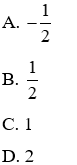 Trắc nghiệm Hệ số góc của đường thẳng y = ax + b có đáp án