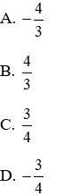 Trắc nghiệm Hệ số góc của đường thẳng y = ax + b có đáp án