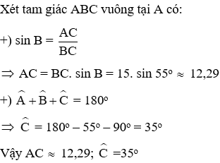 Trắc nghiệm Một số hệ thức về cạnh và góc trong tam giác vuông có đáp án