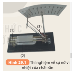 Thí nghiệm Người ta dùng thí nghiệm mô tả ở Hình 29.1 để tìm hiểu sự nở vì nhiệt