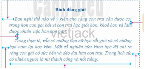 Em hãy khám phá các lệnh định dạng đoạn cho trong Hình 2 để thực hiện căn biên