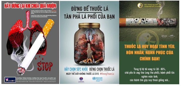 Thiết kế một áp phích (poster) tuyên truyền không hút thuốc lá