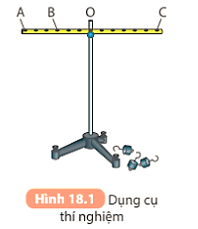 Thí nghiệm Chuẩn bị: Dụng cụ thí nghiệm như ở Hình 18.1