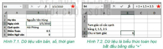 Tin học 7 Bài 7: Tính toán tự động trên bảng tính | Kết nối tri thức (ảnh 1)