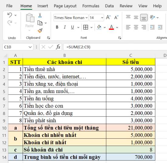 Tin học 7 Bài 8: Công cụ hỗ trợ tính toán | Kết nối tri thức (ảnh 5)