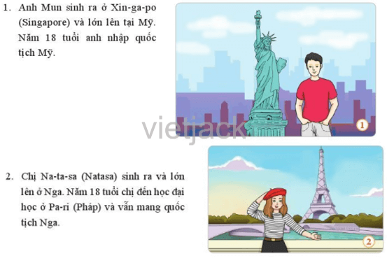 Quan sát hình ảnh, thảo luận các trường hợp và trả lời câu hỏi: Em hãy cho biết