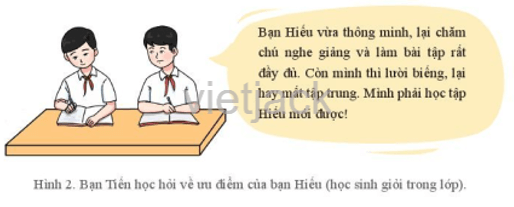 Các bạn học sinh dưới đây đang sử dụng cách nào để có thể tự nhận thức