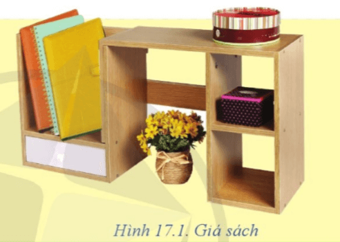 Giá sách ở Hình 17.1 được thiết kế với mục đích gì