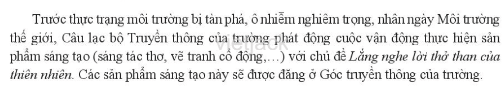 Làm thế nào để thực hiện một sản phẩm sáng tạo cho Góc truyền thông của trường