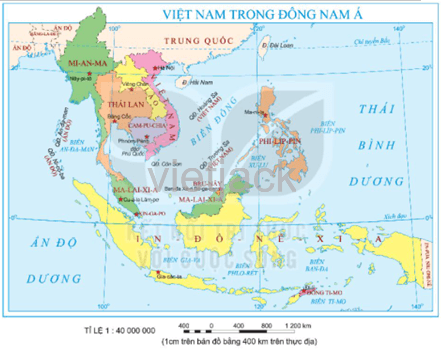 cho biết Biển Đông tiếp giáp với phần đất liền của nước ta ở những hướng nào