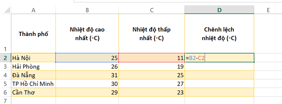 Thao tác theo hướng dẫn trong mục “Tự động điền công thức theo mẫu”