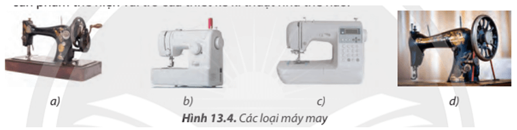 Hãy sắp xếp các sản phẩm trong Hình 13.4 theo thứ tự thời gian