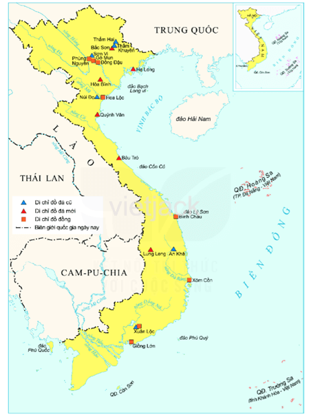 Tìm trên lược đồ hình 4 (tr.22) kết hợp với tra cứu thông tin từ sách, báo và Internet, hãy cho biết