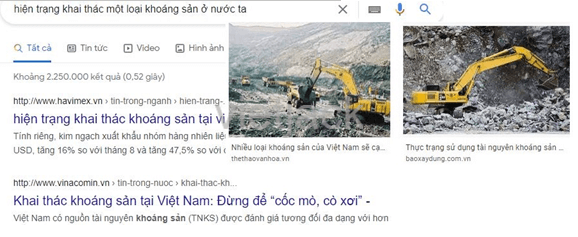 Tìm kiếm thông tin và viết báo cáo ngắn về hiện trạng khai thác