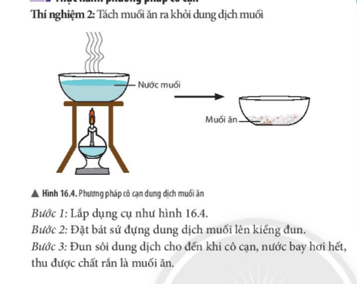 Lý thuyết Khoa học tự nhiên 6 Bài 16: Một số phương pháp tách chất ra khỏi hỗn hợp | Chân trời sáng tạo