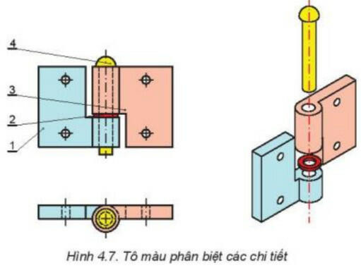 Lý thuyết Công nghệ 8 Bài 4 (Kết nối tri thức): Bản vẽ lắp (ảnh 1)