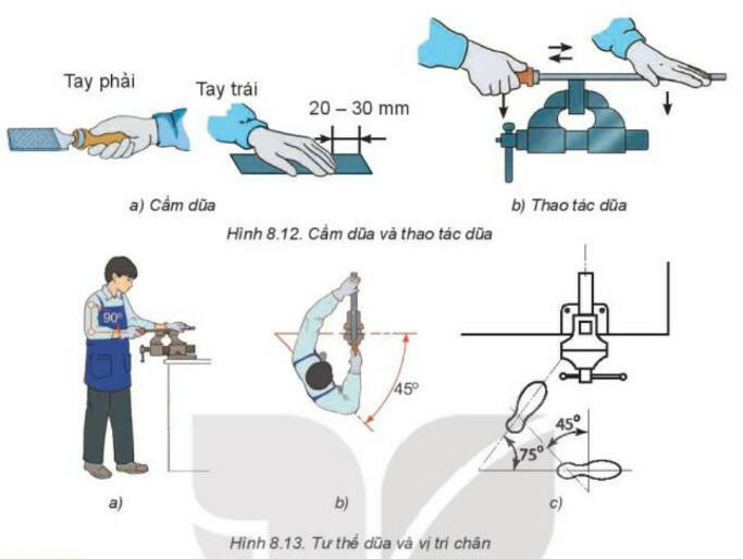 Lý thuyết Công nghệ 8 Bài 8 (Kết nối tri thức): Gia công cơ khí bằng tay (ảnh 1)