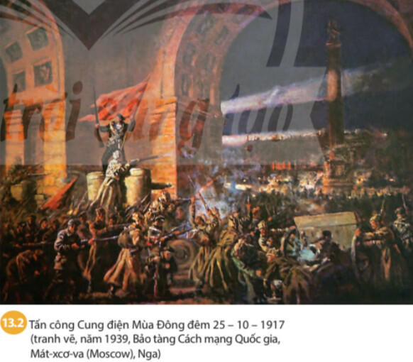 Lý thuyết Lịch sử 8 Bài 13 (Chân trời sáng tạo): Cách mạng tháng Mười Nga năm 1917 (ảnh 1)