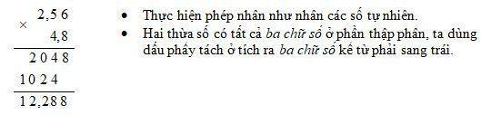 Nhân một số thập phân với một số thập phân lớp 5 hay, chi tiết | Lý thuyết Toán lớp 5