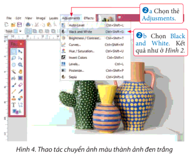 Lý thuyết Tin học 8 Bài 8b (Chân trời sáng tạo): Xử lí ảnh (ảnh 1)