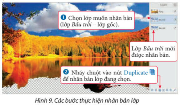 Lý thuyết Tin học 8 Bài 9b (Chân trời sáng tạo): Ghép ảnh (ảnh 1)