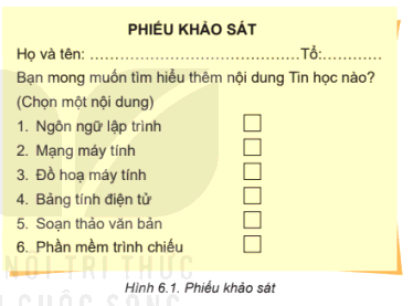 Lý thuyết Tin học 8 Bài 6 (Kết nối tri thức): Sắp xếp và lọc dữ liệu (ảnh 1)